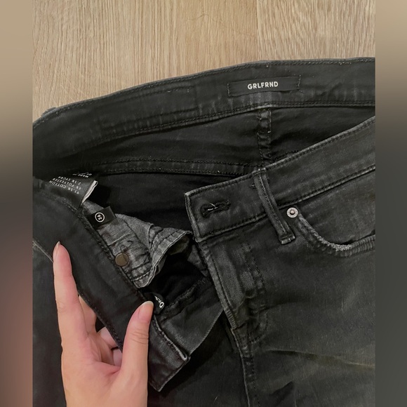 Frame Denim Le Skinny Size 26 Black - Picture 2 of 3